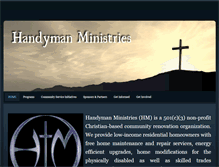 Tablet Screenshot of handymanministries.com